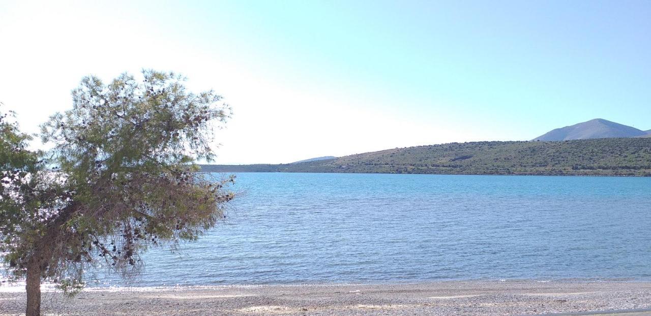 Seaside Maisonette In Итеа Екстериор снимка