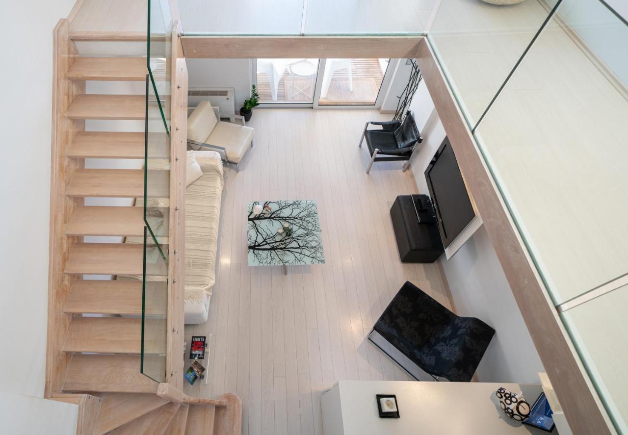 Seaside Maisonette In Итеа Екстериор снимка
